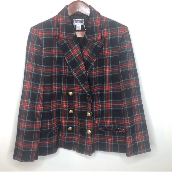 Pendleton Jackets & Blazers - Pendleton Vintage Plaid Tartan Blazer Double Plus